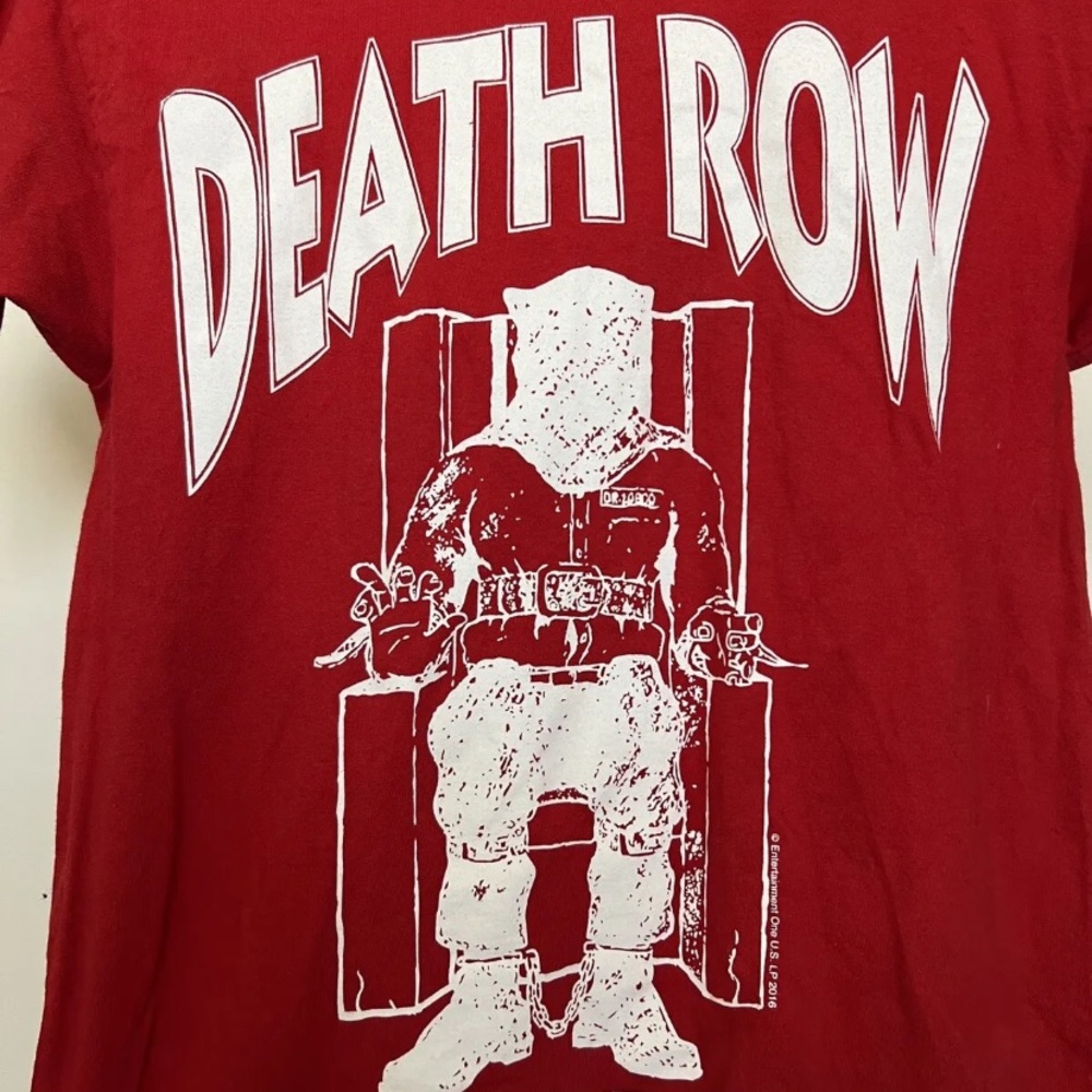 Death Row The Hundreds Shirt Mens large Red 2Pac Snoop Dogg Streetwear